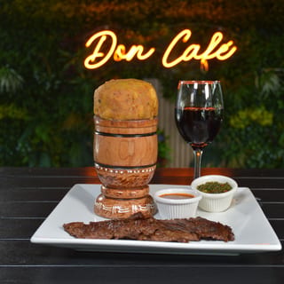 Mofongo con Churasco 6oz