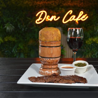 Mofongo Con Churrasco 12oz